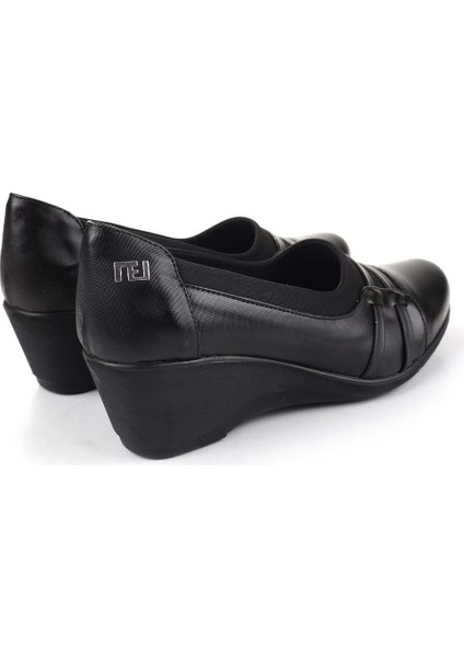 012 Strech 5 5 cm Dolgu Topuk Kadın Ayakkabı fırsatları