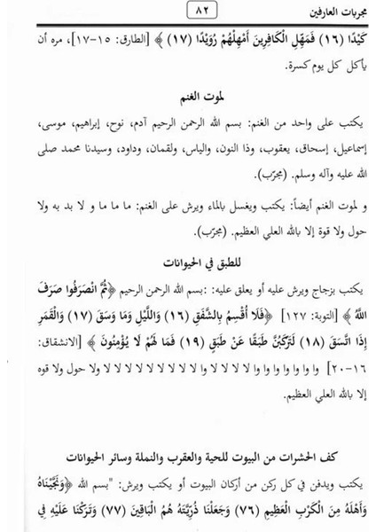 Mücerrebatul Arifin Fil Ediyeti Vel Ezkar, Arapça Dua Havas Kitabı Seyyid Edip El Haseni 130 Sayfa,