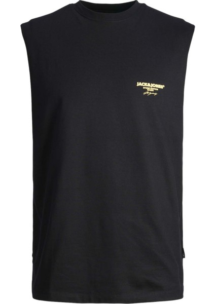 Erkek Sıfır Kollu Oversize T-Shirt - 12256503