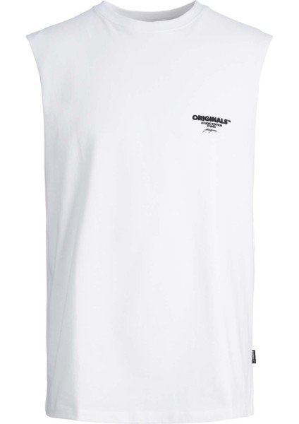 Erkek Sıfır Kollu Oversize T-Shirt - 12256503