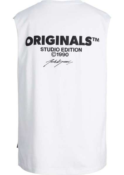 Erkek Sıfır Kollu Oversize T-Shirt - 12256503