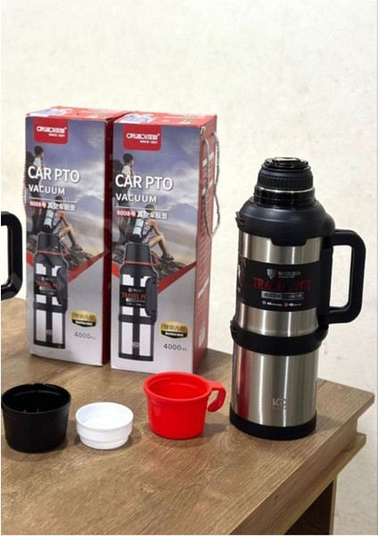 4 Litre 48 Saat Sıcak Soğuk Dağcı Termos