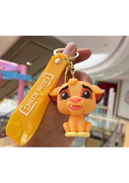 Disney Simba Karakterleri Nala Silikon Anahtarlık Çanta Süsü