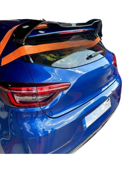 Clio 5 Rs Fiber Spoiler Beyaz Boyalı