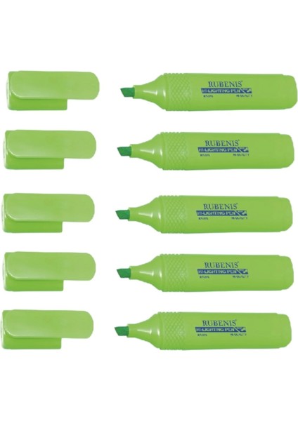 Fosforlu Kalem Yeşil ( 5 Adet )