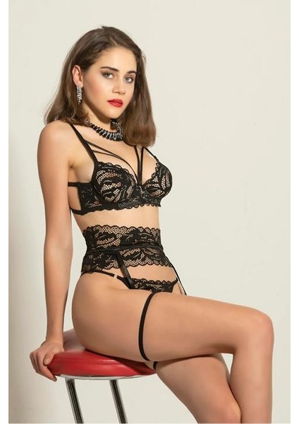 6222 Balenli Sütyen String Takım