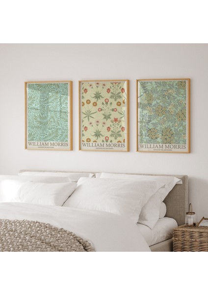 Ahşap Çerçeveli Modern Duvar Tablosu 3'lü Set. Pablo Picasso Minimal Duvar Sanatı.