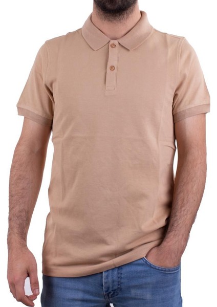 2277 Bej Polo Yaka Erkek T-Shirt fiyatları
