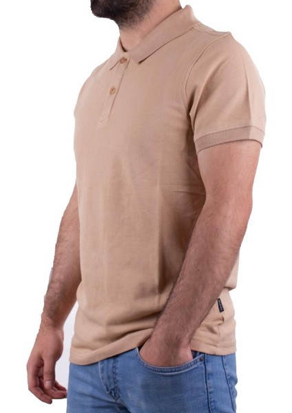 2277 Bej Polo Yaka Erkek T-Shirt modelleri