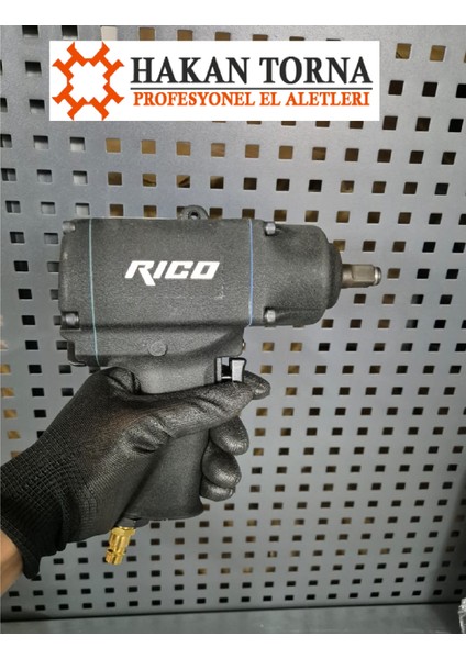 Rico 1/2 1750 Nm Havalı Somun Sökme Tabancası Metal Gövde