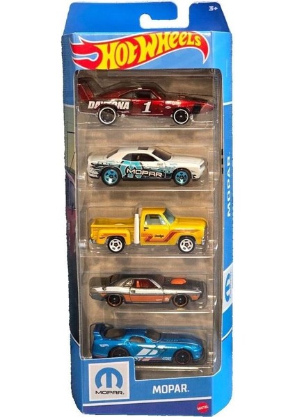 1806 Hot Wheels Beşli Araba Seti Mopar HTV48