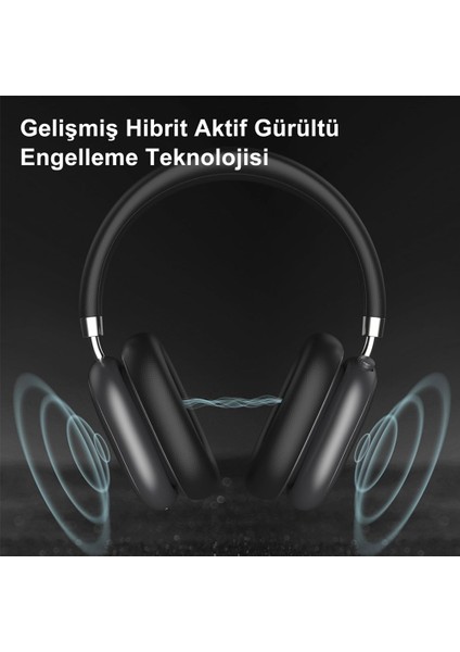 Hp5 Anc Kulak Üstü Kablosuz Bluetooth Kulaklık