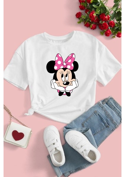 Kız Çocuk Micky Mouse Baskılı