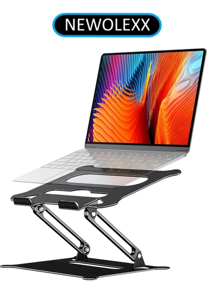 Katlanabilir Tüm Modellerle Uyumlu Çelik Sınırsız Açıda Kolay Ayarlanır Laptop Standı