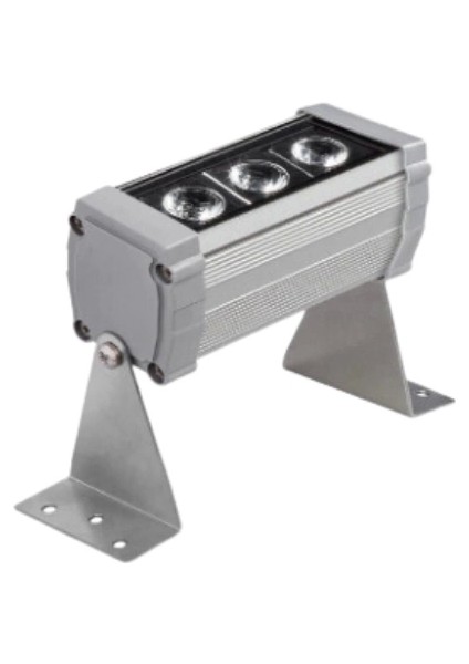 10 cm 3 Watt 6500K Beyaz Işık Wallwasher Duvar Boyama IP65