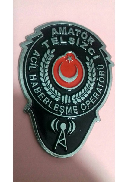 Telsiz Operatörü,amatör Telsizci,cüzdan Rozeti Al.sadece Çağrı Kodu Bulunan Alabilir.sivile Satılmaz.