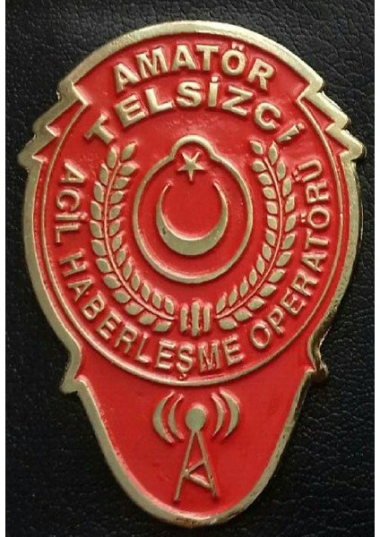 Telsiz Operatörü,amatör Telsizci,cüzdan Rozeti Al.sadece Çağrı Kodu Bulunan Alabilir.sivile Satılmaz.