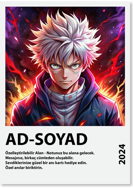 Jujutsu Kaisen Anime Serisi Özelleştirilebilir Poster Kart