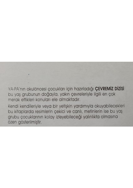 Çevremiz Dizisi Dünya