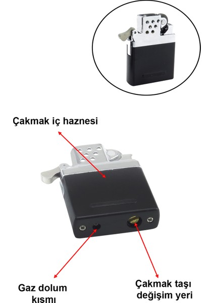 Bir Gün Ölmek Için Hergün Yaşıyoruz Yazılı Metal Gazlı Çakmak 1 Ade