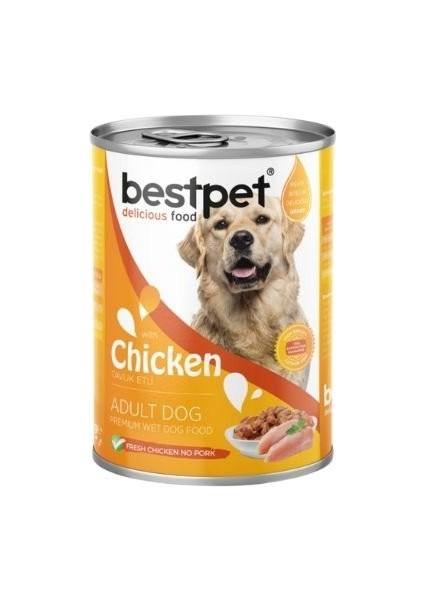 Tavuklu Gravy Soslu Yetişkin Konserve Köpek Maması 400 gr