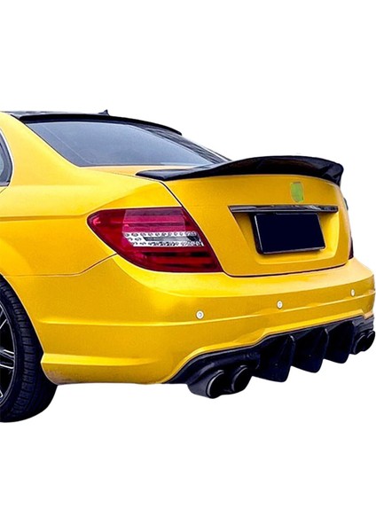 Mercedes w204 psm bagaj üstü spoiler siyah boyalı 2007 / 2013 fiyatları
