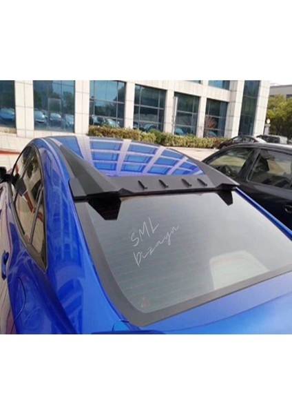 Honda civic fb7 uyumlu cam üstü spoiler typer model 2012 / 2016