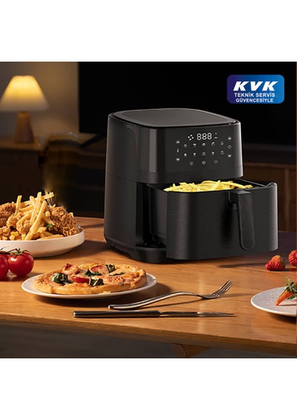 Mi Upany 7L XXL PLUS  Air Fryer Yağsız Fritöz KVK Teknik Servis Güvencesinde