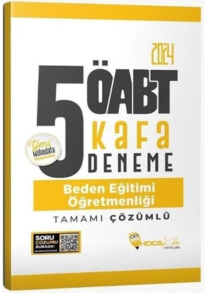 2024 ÖABT Beden Eğitimi Öğretmenliği 5 Kafa Deneme