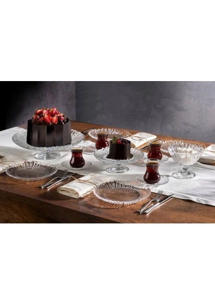Aurora 6lı Pasta Tabağı
