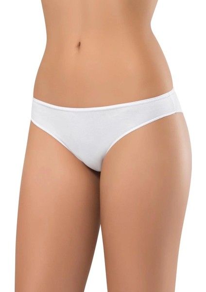 Kadın Likralı Bikini Külot 7105 - 6 Adet