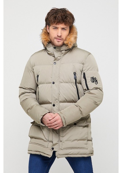 Çıkarılabilir Kürklü Şişme Mont AB-K50082