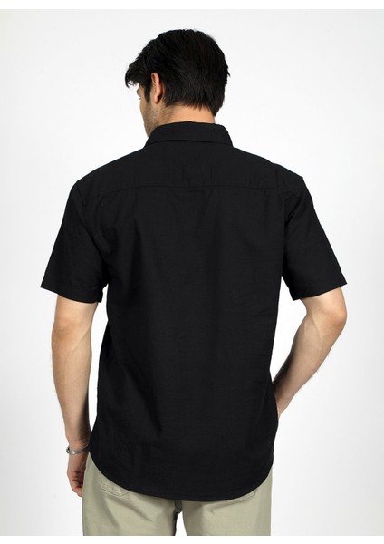 Regular Fit Siyah Erkek Gömlek 242 Lcm 241012 Andre Siyah modelleri