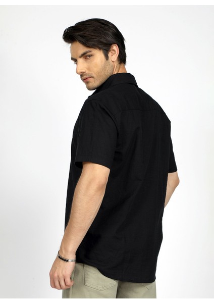 Regular Fit Siyah Erkek Gömlek 242 Lcm 241012 Andre Siyah fırsatları
