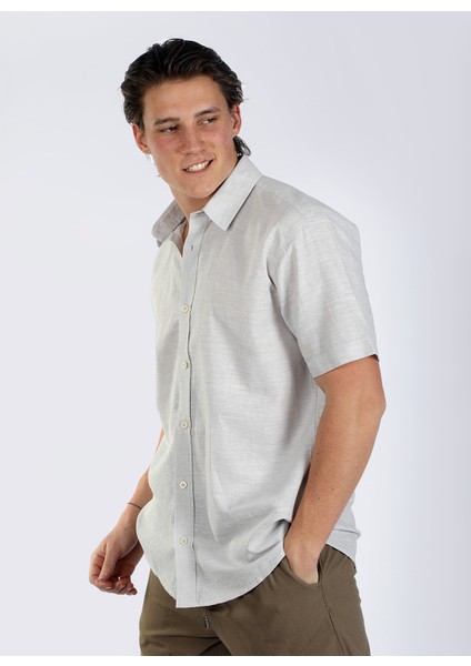 Regular Fit Gri Erkek Gömlek 242 Lcm 241012 Andre Gri modelleri