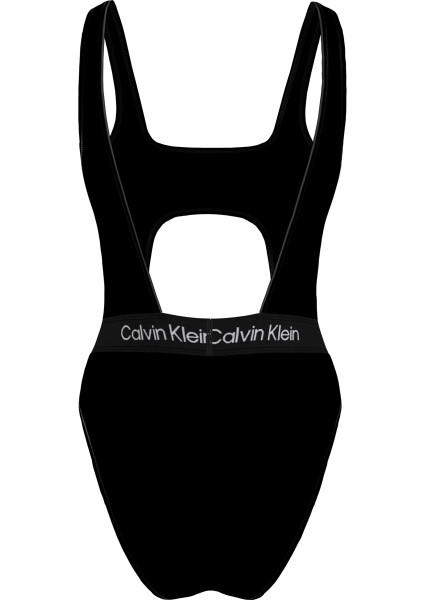 Calvin Klein Siyah Kadın Mayo Cut Out One Pıece - Rp KW0KW02357BE