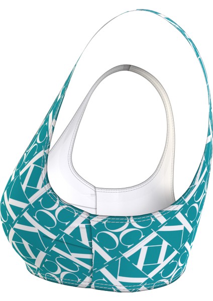 Mavi - Beyaz Kadın Bikini Üst Bralette-Rp-Prınt KW0KW024840G1 fırsatları