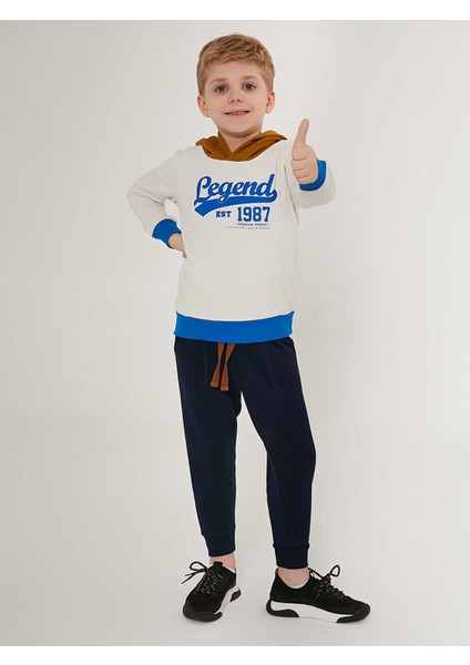 Erkek Çocuk Eşofman Takımı 9-14 Yaş Taş