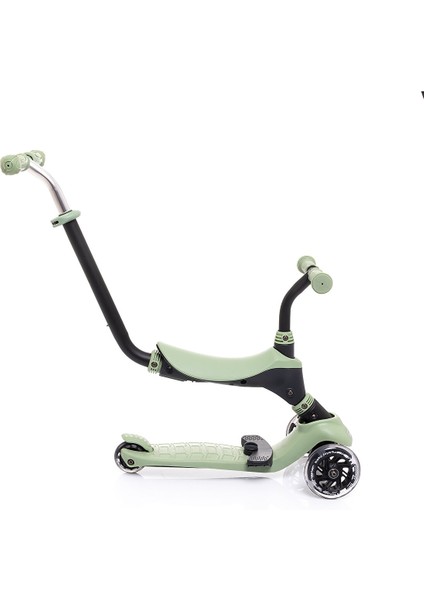 Funride 5 Özellikli Oturaklı Işıklı Tekerlekli 3 Tekerlekli Scooter