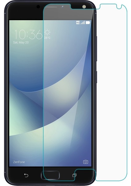 Asus Zenfone 4 Max ZC554KL Uyumlu Ekran Koruyucu Screen Protector Tempered Glass Kristal Netliğinde %100 Hd Görüntü, Yüksek Kalite Kırılmaz Temperli Cam