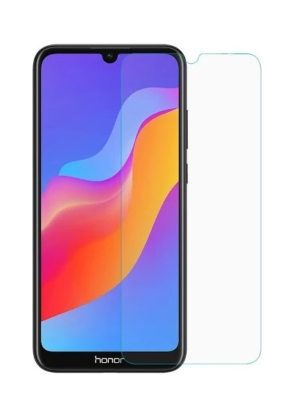 Huawei Honor 8A Uyumlu Ekran Koruyucu Screen Protector Tempered Glass Kristal Netliğinde %100 Hd Görüntü, Yüksek Kalite Kırılmaz Temperli Cam