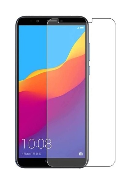 Huawei Y7 2018 Uyumlu Ekran Koruyucu Screen Protector Tempered Glass Kristal Netliğinde %100 Hd Görüntü, Yüksek Kalite Kırılmaz Temperli Cam