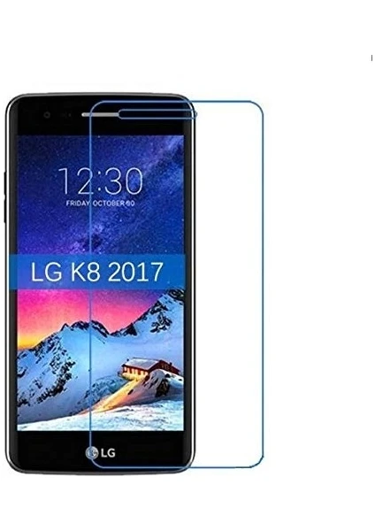 Lg K8 2017 Uyumlu Ekran Koruyucu Screen Protector Tempered Glass Kristal Netliğinde %100 Hd Görüntü, Yüksek Kalite Kırılmaz Temperli Cam