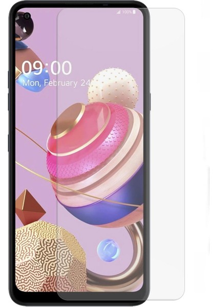 Lg K51S Uyumlu Ekran Koruyucu Screen Protector Tempered Glass Kristal Netliğinde %100 Hd Görüntü, Yüksek Kalite Kırılmaz Temperli Cam