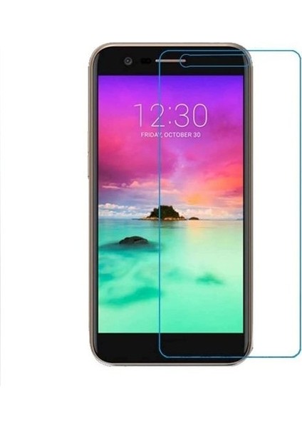 Lg K10 2017 Uyumlu Ekran Koruyucu Screen Protector Tempered Glass Kristal Netliğinde %100 Hd Görüntü, Yüksek Kalite Kırılmaz Temperli Cam