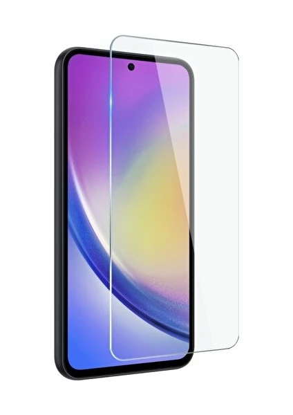 Samsung Galaxy A35 Uyumlu Ekran Koruyucu Screen Protector Tempered Glass Kristal Netliğinde %100 Hd Görüntü, Yüksek Kalite Kırılmaz Temperli Cam