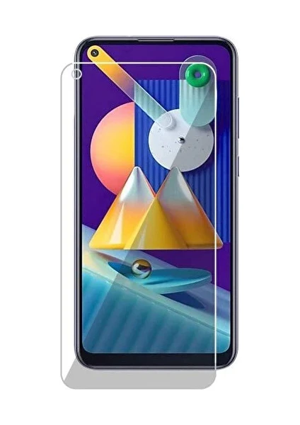 Samsung Galaxy M11 Uyumlu Ekran Koruyucu Screen Protector Tempered Glass Kristal Netliğinde %100 Hd Görüntü, Yüksek Kalite Kırılmaz Temperli Cam