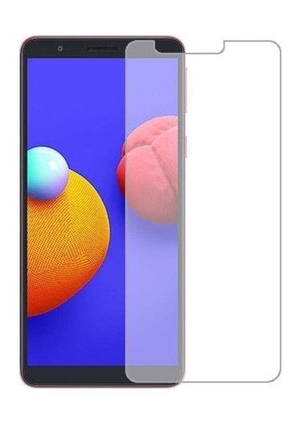 Samsung Galaxy A01 Core Uyumlu Ekran Koruyucu Screen Protector Tempered Glass Kristal Netliğinde %100 Hd Görüntü, Yüksek Kalite Kırılmaz Temperli Cam