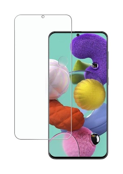 Samsung Galaxy A51 Uyumlu Ekran Koruyucu Screen Protector Tempered Glass Kristal Netliğinde %100 Hd Görüntü, Yüksek Kalite Kırılmaz Temperli Cam