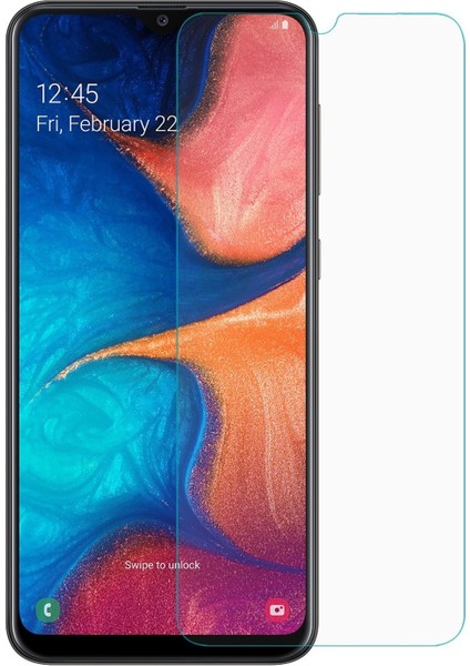 Samsung Galaxy A20E Uyumlu Ekran Koruyucu Screen Protector Tempered Glass Kristal Netliğinde %100 Hd Görüntü, Yüksek Kalite Kırılmaz Temperli Cam